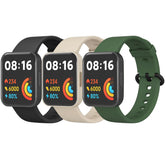 Tobfit Bracelet for Xiaomi Mi Watch 2 Lite Bracelet/Redmi Watch 2 Bracelet Women Men, Silicone Replacement Wristbands 3 Pack Watch Strap for Redmi Watch 2 Lite/Xiaomi Mi Watch 2 Lite